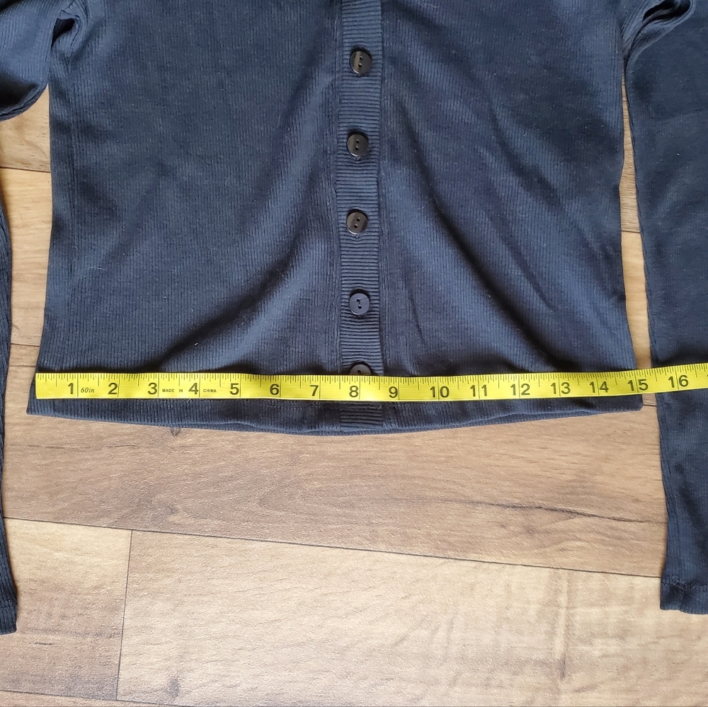 Bagatelle Collection Black Cardigan Size Small - Picture 4 of 5